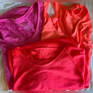 Bundle of 3 Womens Athletic Tops